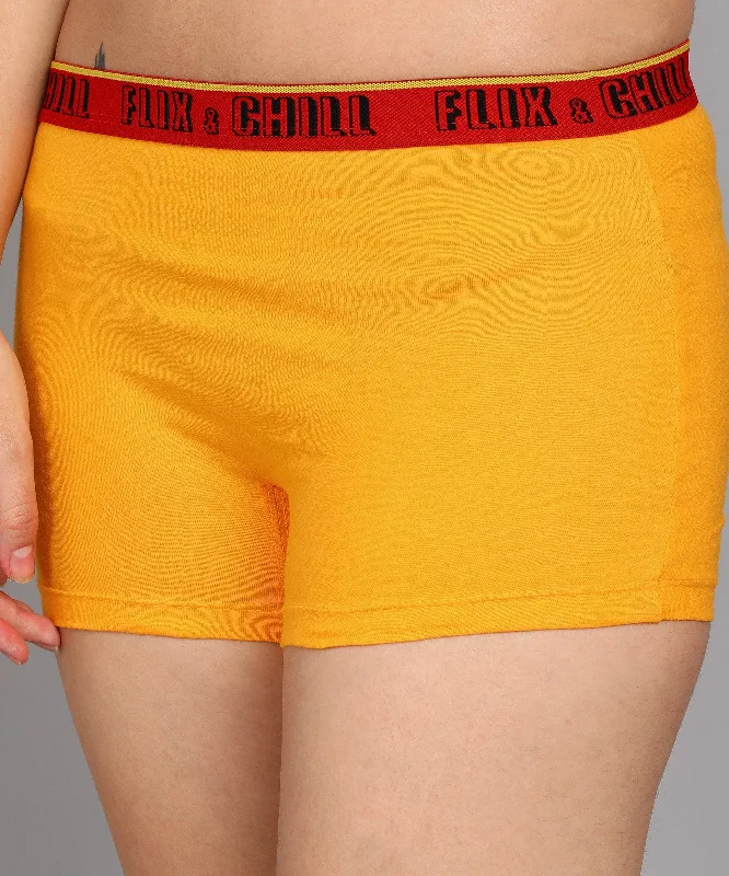 Women FLIXCHILL Boys Shorts Golden Yellow