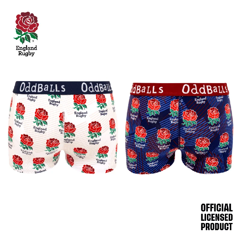 England Rugby - Home & Alternate - Ladies Boxers 2 Pack Bundle