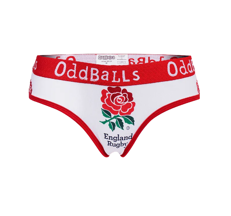 England Rugby - White - Ladies Briefs