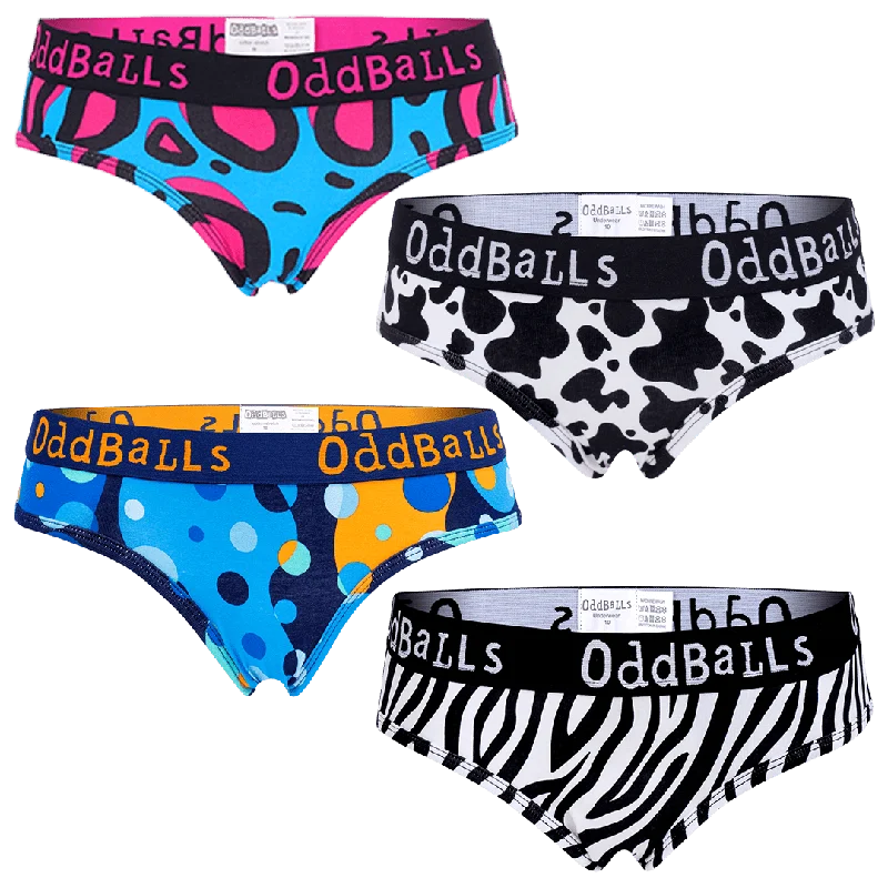 Exotic Bundle - Ladies Briefs 4 Pack Bundle