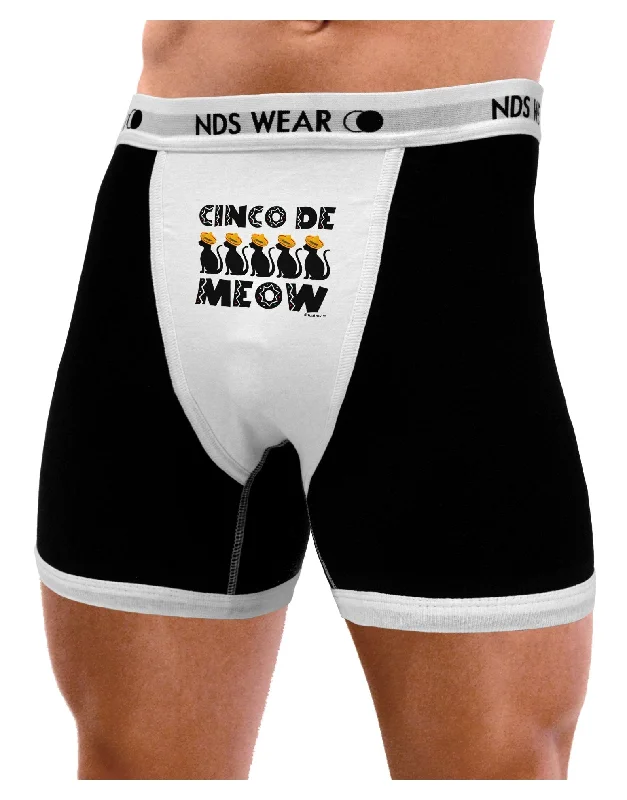 Five Cats - Cinco de Meow Mens Boxer Brief Underwear by TooLoud