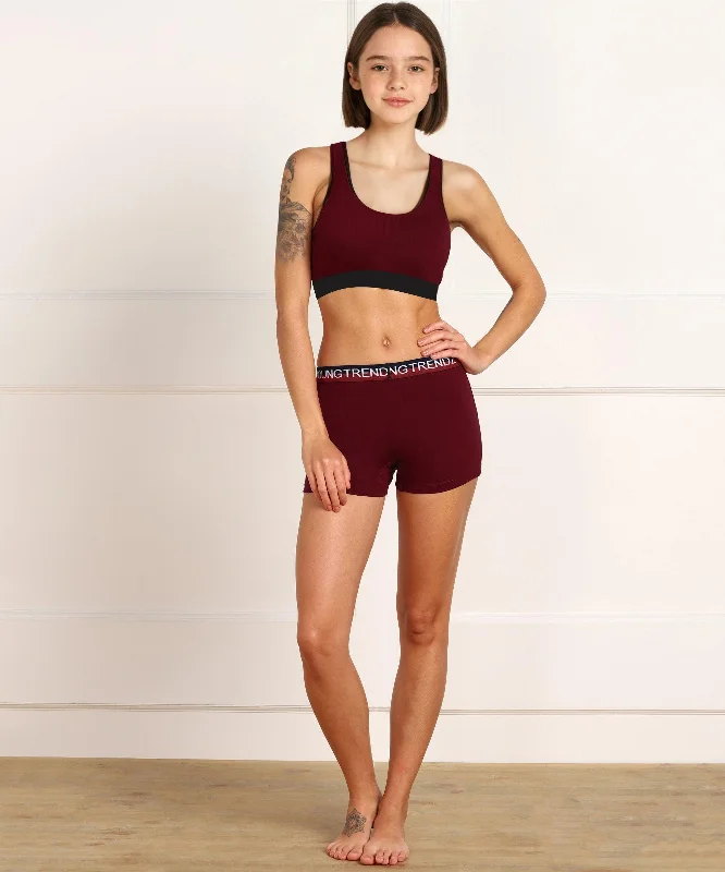 Girls Love Elastic Boyshorts