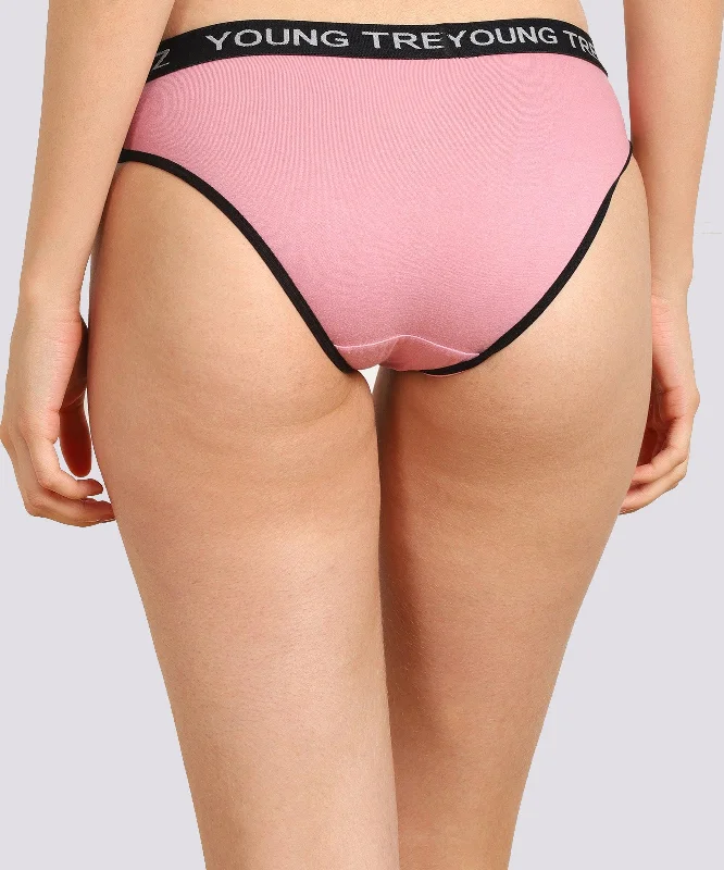 Girls  YT Elastic Hipster Pink  Panty