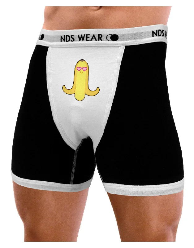 Infatuated Banana - Heart Eyes Mens Boxer Brief Underwear by TooLoud