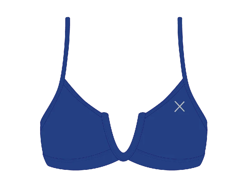 Laguna Blue V-Cut Top