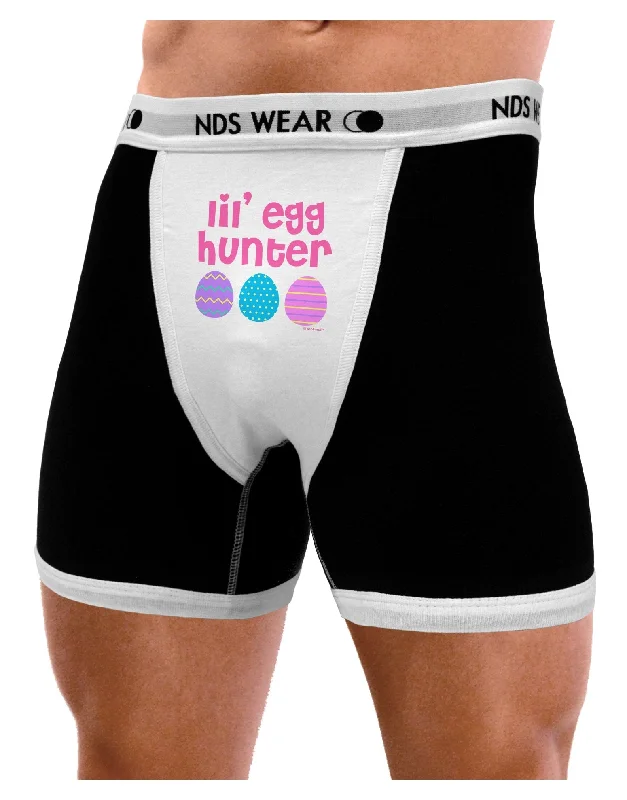 Lil&#8216; Egg Hunter - Easter - Pink Mens Boxer Brief Underwear by TooLoud