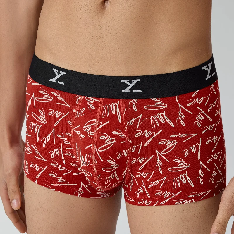 Prints For You Trunks Lovestruck Red