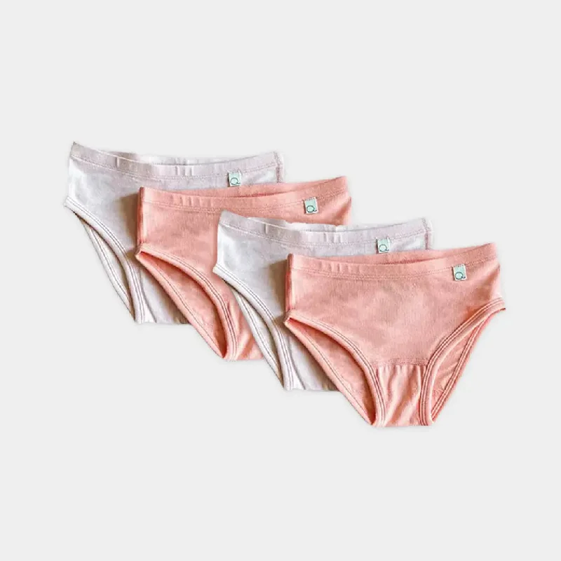 Evening Sand and Peach Pink / 18M-3Y / 4 Pack