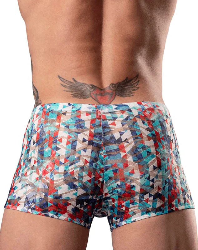 Male Power 131-293 Your Lace Or Mine Pouch Short Red-white-blue