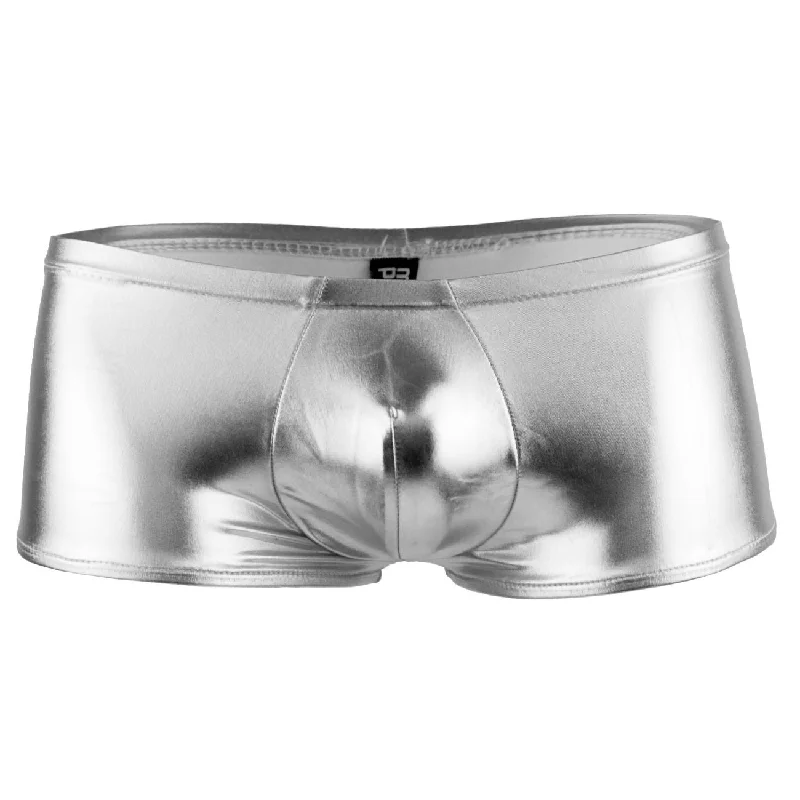 Male Power 153070 Heavy Metal Mini Short Boxer Briefs Color Silver