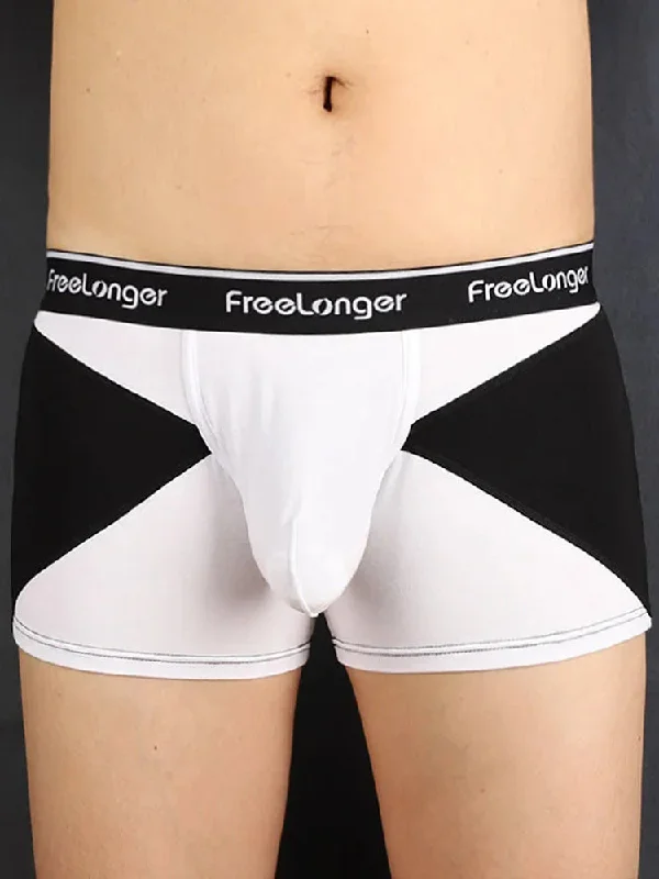 FreeLonger Men’s U convex Separate Support Pouch Trunks