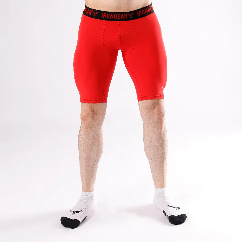 Men's Long Compression Shorts