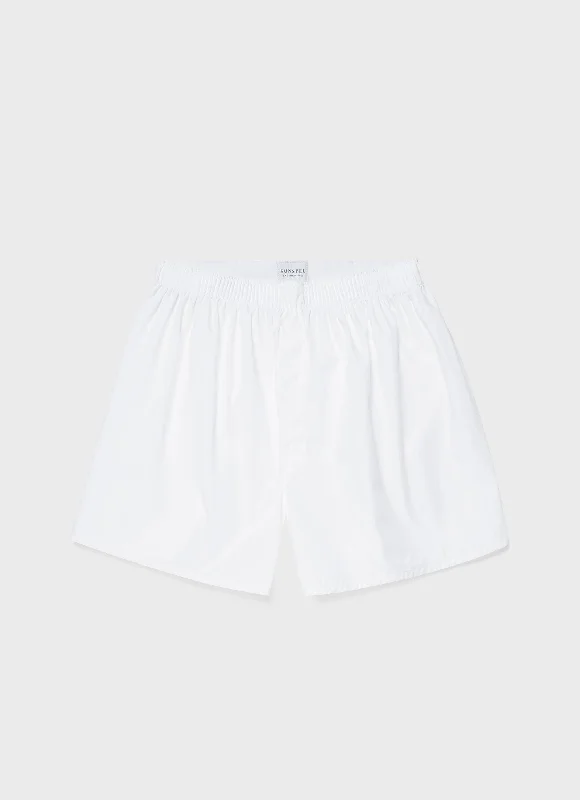 Men's Classic Boxer Shorts in White