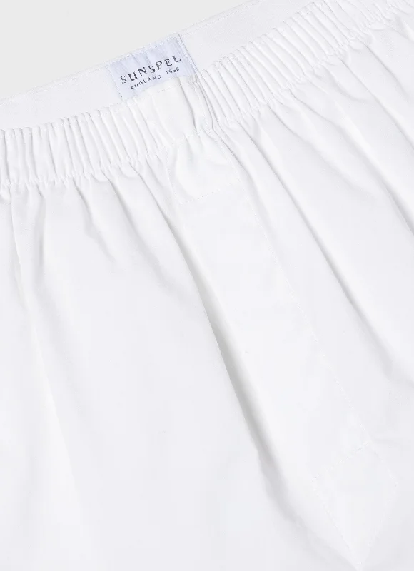 Men's Classic Boxer Shorts in White