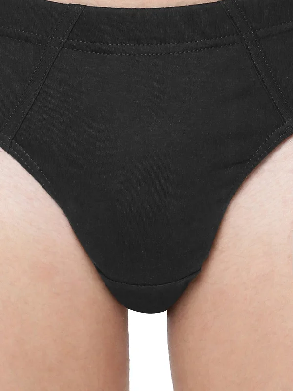 Mens Soft Stretchable Black Inner Elastic Brief Suriya (2 PCs Pack)