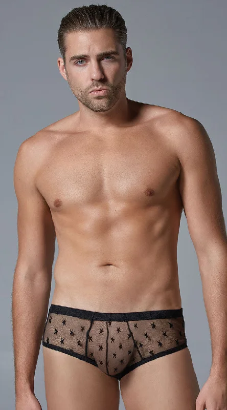 Men's Star Mesh Brief