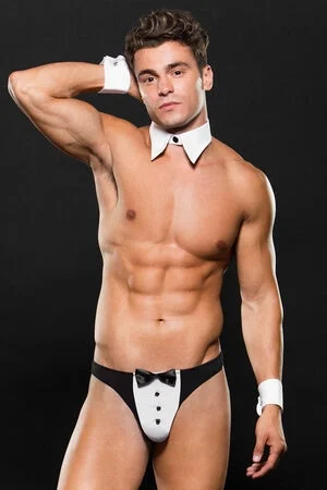 Men's Three Piece Tuxedo Thong Set