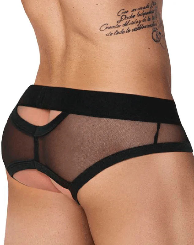 Pikante 1091 Burly Mesh Briefs Black