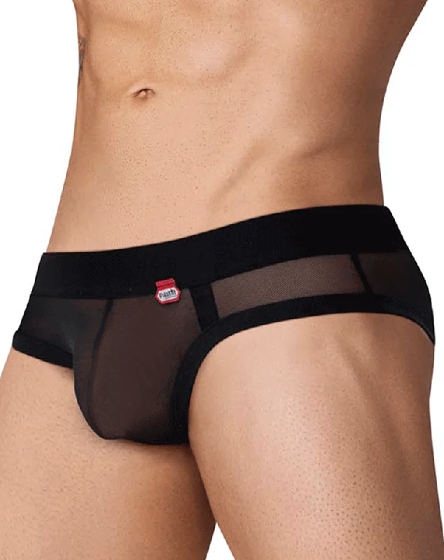 Pikante 1091 Burly Mesh Briefs Black