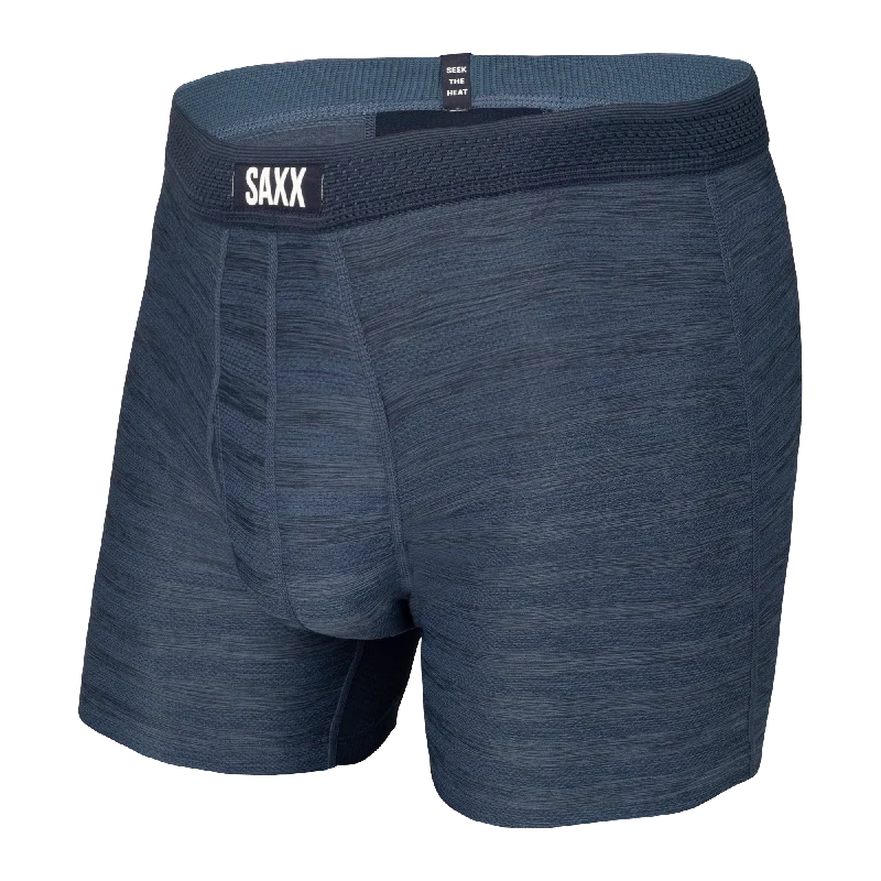 Saxx Hot Shot Boxer Brief - Dark Denim Heather