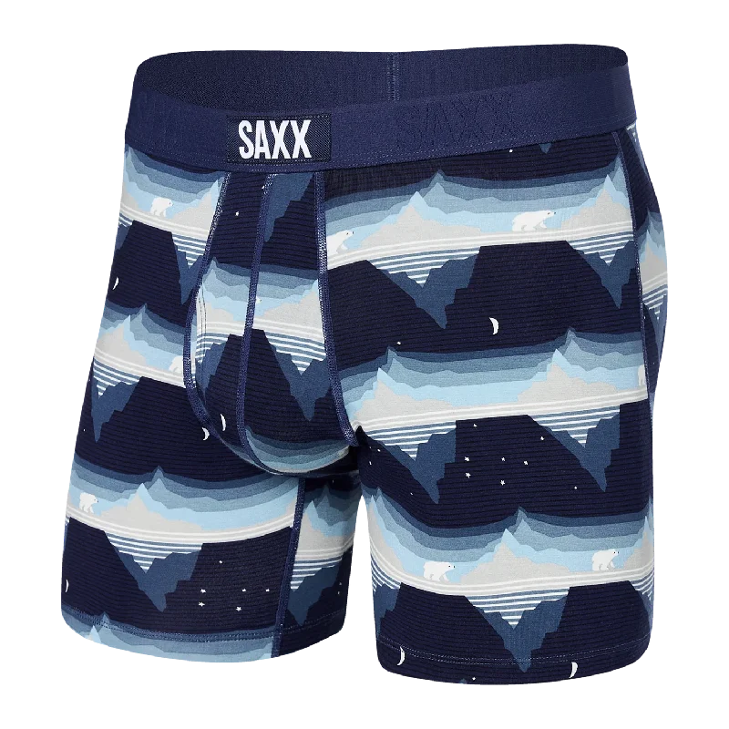 SAXX Ultra Super Soft Boxer Brief - Go With The Floe Navy - SXBB30F FLO