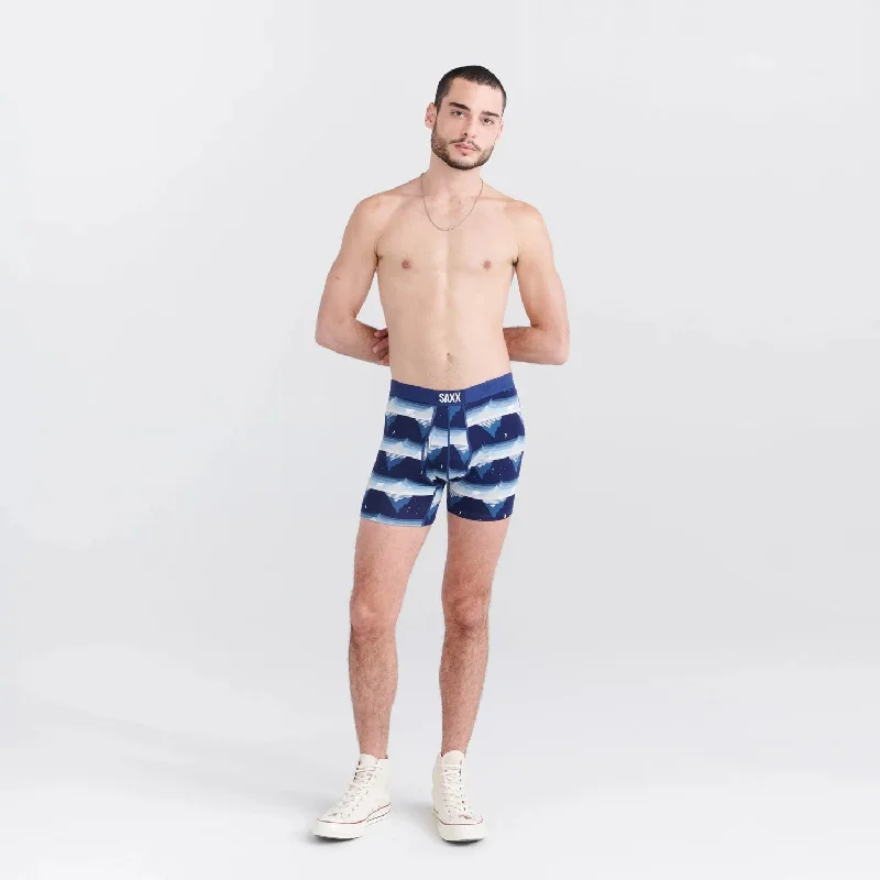 SAXX Ultra Super Soft Boxer Brief - Go With The Floe Navy - SXBB30F FLO