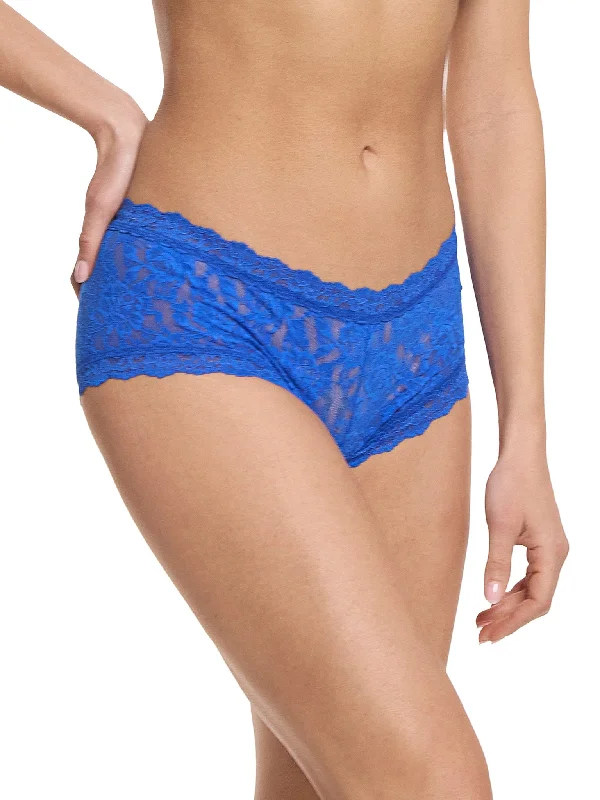 Signature Lace Boyshort Across The Pond Blue