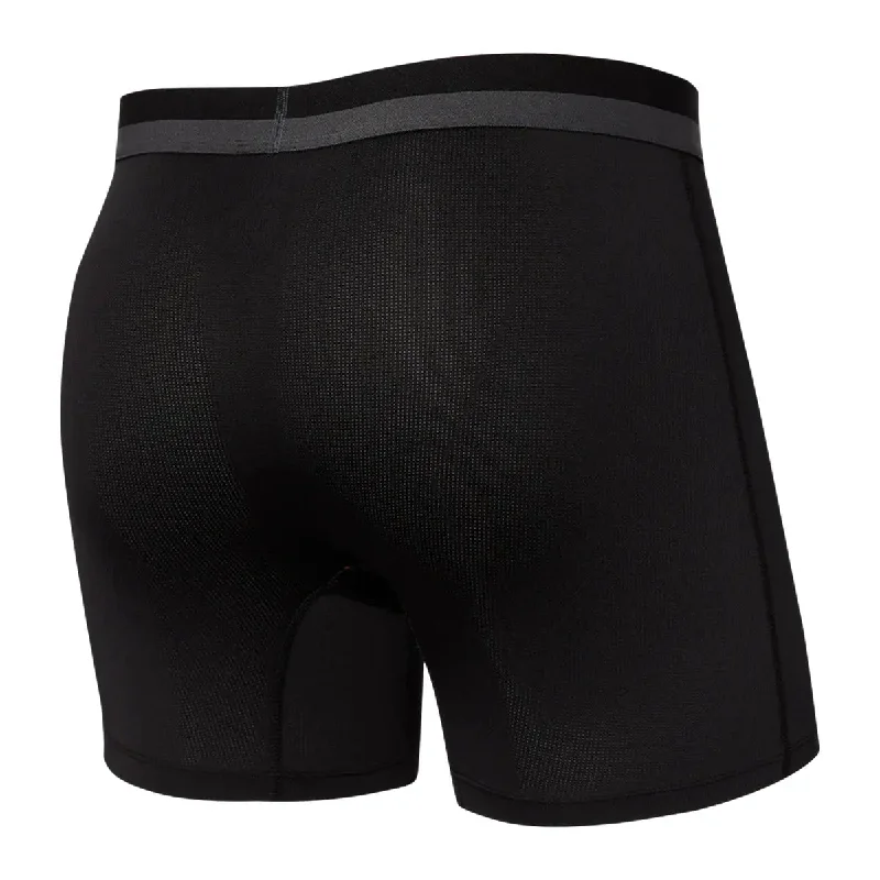 Sport Mesh Boxer Brief - Black