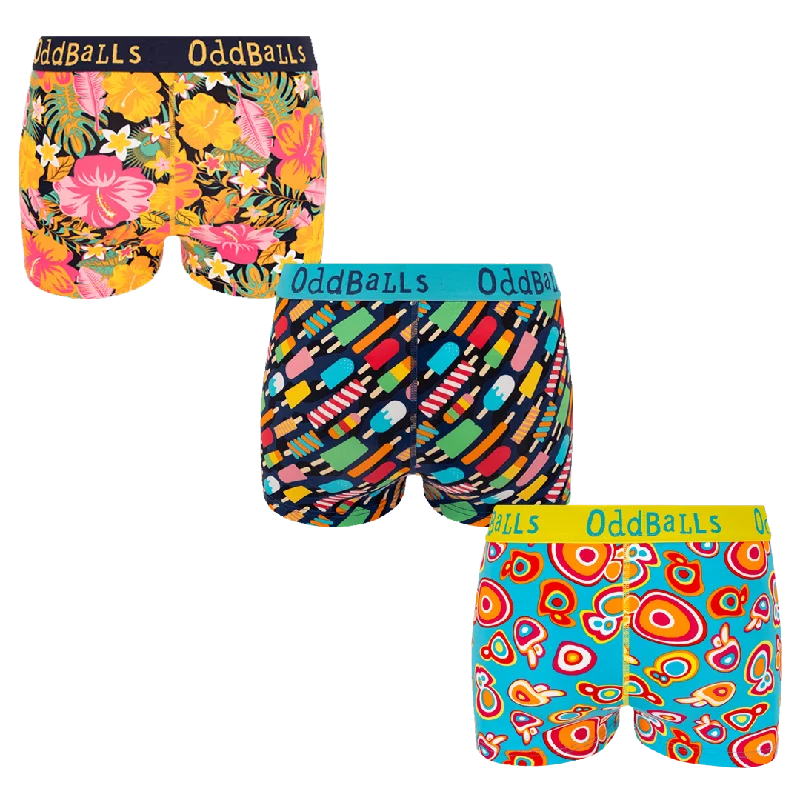 Summer Chill Bundle - Ladies Boxer Shorts 3 Pack Bundle