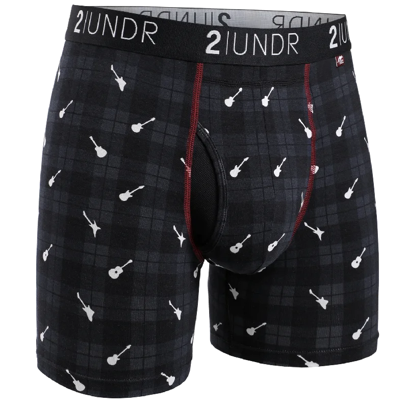 Swing Shift Boxer Brief - Groove Sock Pack - Rockin Plaid