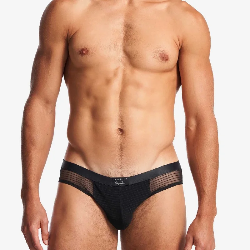 Teamm8 Manuel Sheer bikini brief mesh noir black