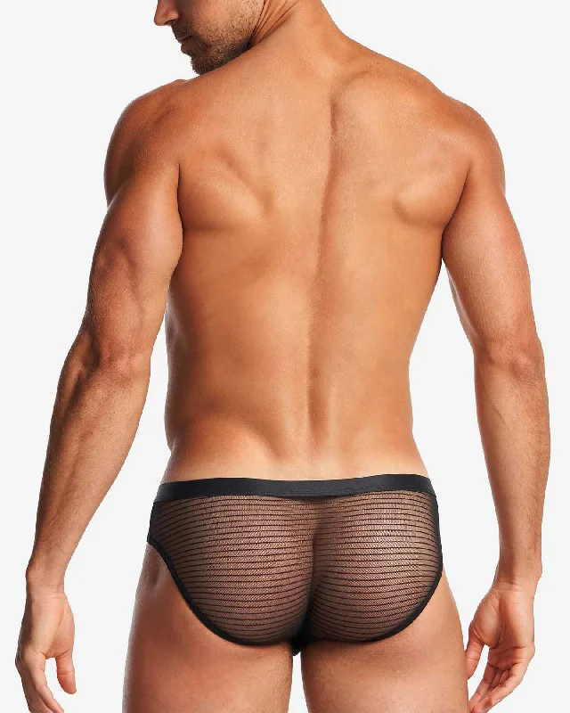 Teamm8 Manuel Sheer bikini brief mesh noir black