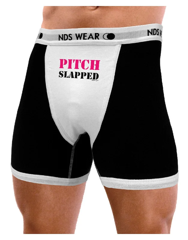 Pitch Slapped - Pink Mens Boxer Brief Underwear