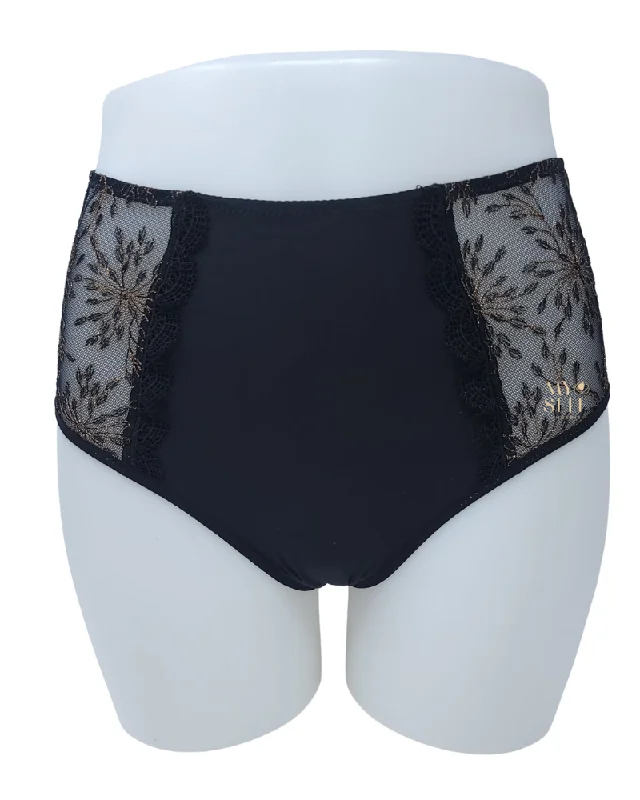 Simone Perele Black/Gold Lace Singuliere Brief