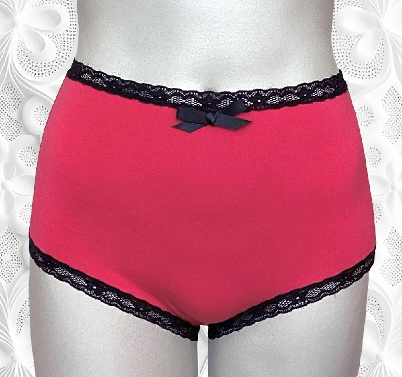 2 pk Everyday Undies (high waist - lace) in Candy Kiss