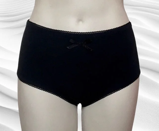 2 pk Everyday Undies (high waist) in Noir