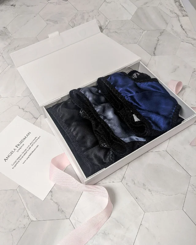 Black - 3 knickers gift set