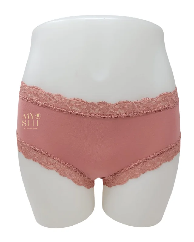 Fleur't Rosette Iconic Modal Lace Hi Waisted Brief