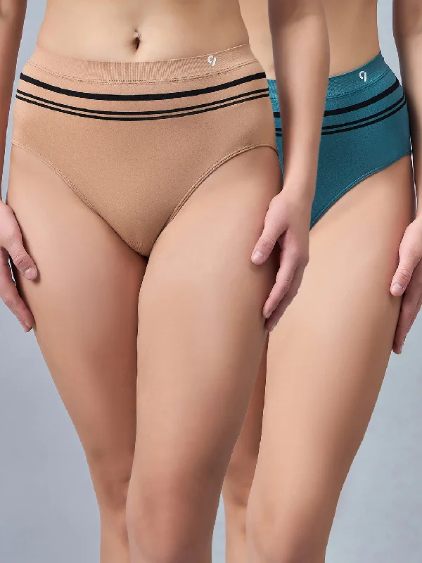 C9 AIRWEAR Solid Seamless women panty Pack of 2