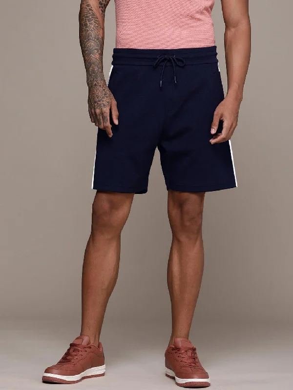 Young trendz Solid Mens Regular CNS Shorts (Navy)