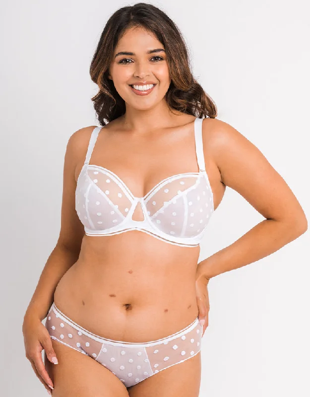 Curvy Kate Top Spot Short White