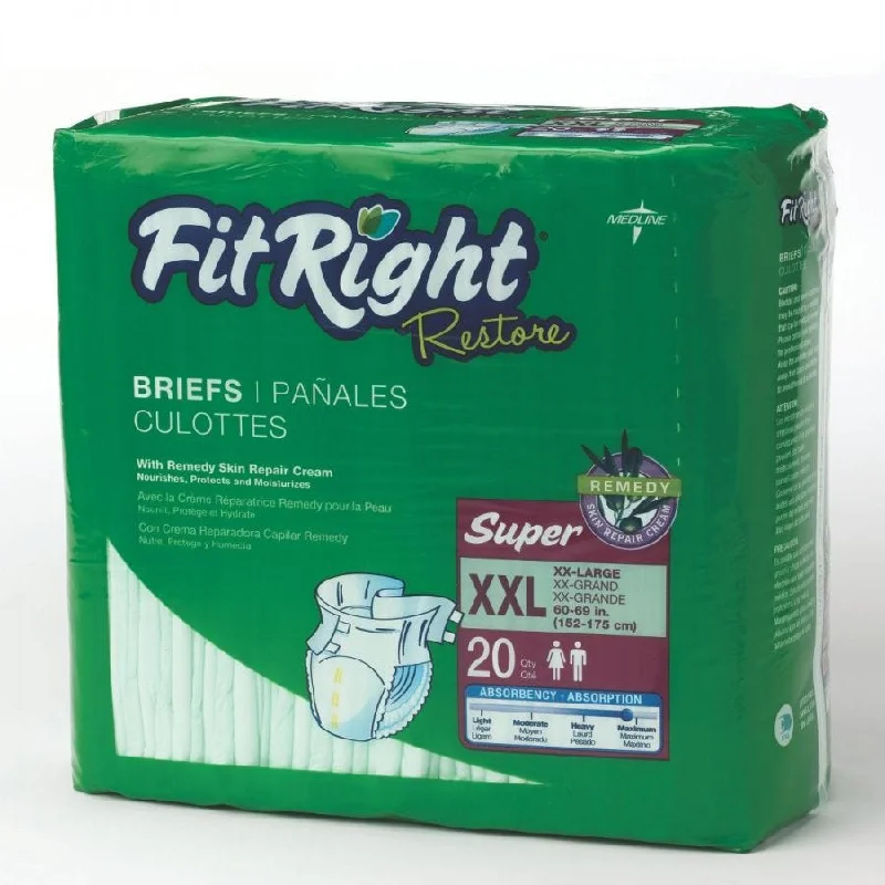 FitRight Restore Briefs XX-Large Bag of 20