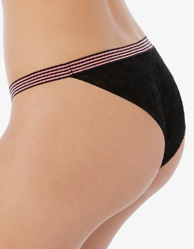 Freya Wild Brazilian Brief Black Rose