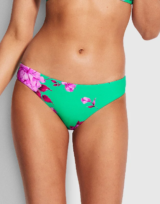 Full Bloom Hipster Bikini Pant - Jade