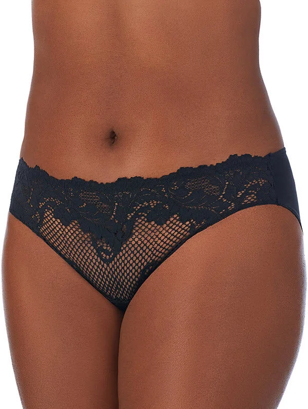 Le Mystere Lace Allure Black Bikini Panty 2946