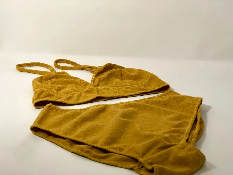 Liquid Sunshine hemp bra+ panty set