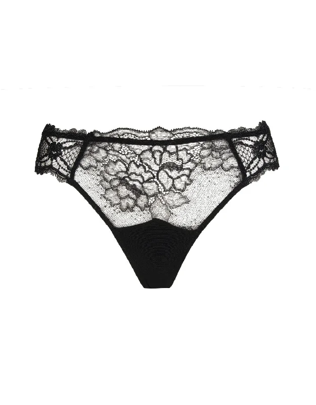 Thong Sublime en Dentelle Black Lace