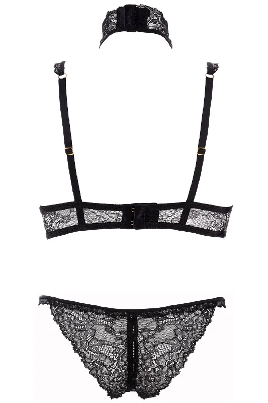 Le Petit Secret Dentelle Open Bra & Tanga Brief