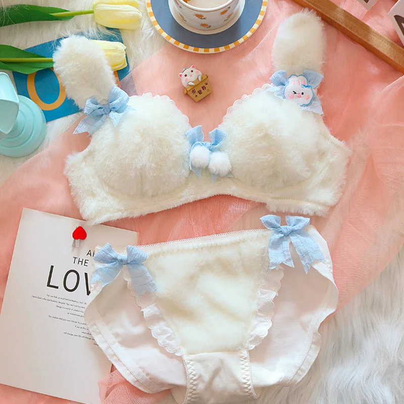 Milk Rabbit~Cute Plush Underwear Set A41230