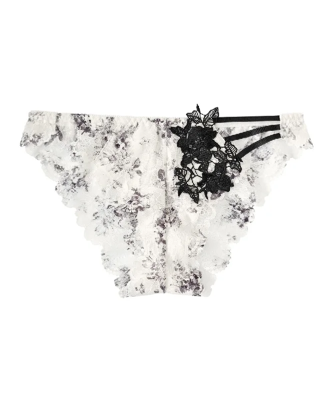 Monotone Flower Cheeky Panty